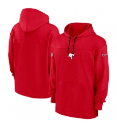 Men's Tampa Bay Buccaneers Red Performance Pullover Hoodie