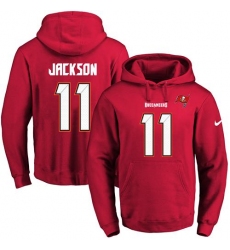 NFL Men's Nike Tampa Bay Buccaneers #11 DeSean Jackson Red Name & Number Pullover Hoodie