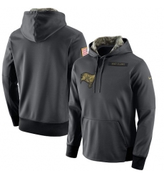 NFL Men's Tampa Bay Buccaneers Nike Anthracite Salute to Service Player Performance Hoodie