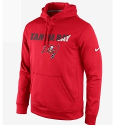 NFL Men's Tampa Bay Buccaneers Nike Red Kick Off Staff Performance Pullover Hoodie