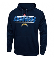 NFL Los Angeles Chargers Majestic Synthetic Hoodie Sweatshirt - Navy Blue