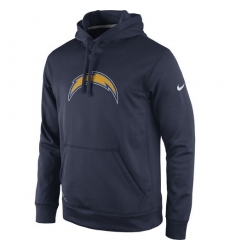 NFL Los Angeles Chargers Nike Practice Performance Pullover Hoodie - Navy