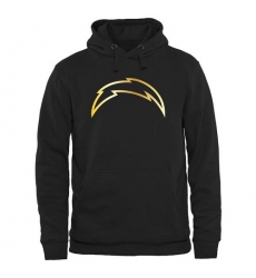 NFL Men's Los Angeles Chargers Pro Line Black Gold Collection Pullover Hoodie