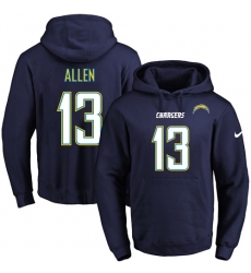 NFL Men's Nike Los Angeles Chargers #13 Keenan Allen Navy Blue Name & Number Pullover Hoodie