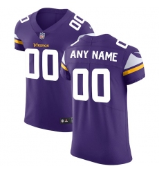 Men's Minnesota Vikings Nike Purple Vapor Untouchable Custom Elite Jersey