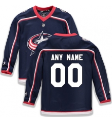 Youth Columbus Blue Jackets Fanatics Branded Navy Home Replica Custom Jersey