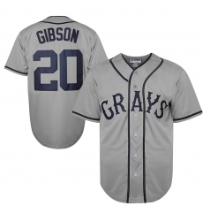 Men's Homestead Grays #20 Josh Gibson National League Baseball Stitched Jersey