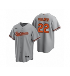 Men's Baltimore Orioles #22 Jim Palmer Nike Gray Replica Road Jersey