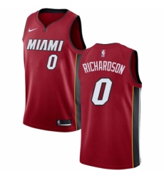Women's Nike Miami Heat #0 Josh Richardson Authentic Red NBA Jersey Statement Edition