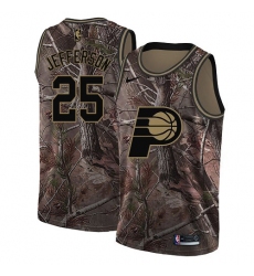 Women's Nike Indiana Pacers #25 Al Jefferson Swingman Camo Realtree Collection NBA Jersey