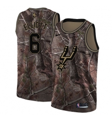 Youth Nike San Antonio Spurs #6 Sean Elliott Swingman Camo Realtree Collection NBA Jersey