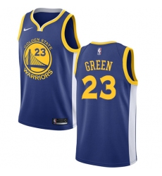 Men's Nike Golden State Warriors #23 Draymond Green Swingman Royal Blue Road NBA Jersey - Icon Edition