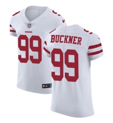 Men's Nike San Francisco 49ers #99 DeForest Buckner White Vapor Untouchable Elite Player NFL Jersey