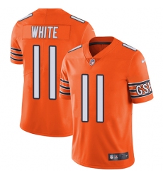 Men's Nike Chicago Bears #11 Kevin White Elite Orange Rush Vapor Untouchable NFL Jersey