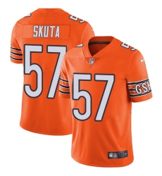 Men's Nike Chicago Bears #57 Dan Skuta Limited Orange Rush Vapor Untouchable NFL Jersey