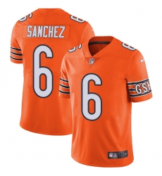 Youth Nike Chicago Bears #6 Mark Sanchez Limited Orange Rush Vapor Untouchable NFL Jersey