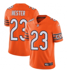 Men's Nike Chicago Bears #23 Devin Hester Limited Orange Rush Vapor Untouchable NFL Jersey