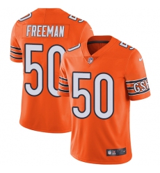 Youth Nike Chicago Bears #50 Jerrell Freeman Limited Orange Rush Vapor Untouchable NFL Jersey