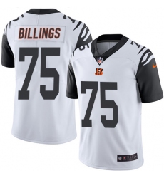 Youth Nike Cincinnati Bengals #75 Andrew Billings Limited White Rush Vapor Untouchable NFL Jersey