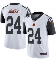 Youth Nike Cincinnati Bengals #24 Adam Jones Limited White Rush Vapor Untouchable NFL Jersey