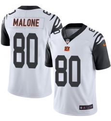 Men's Nike Cincinnati Bengals #80 Josh Malone Limited White Rush Vapor Untouchable NFL Jersey