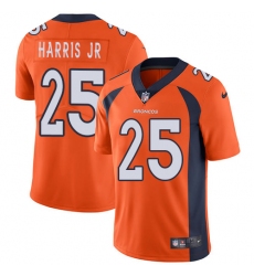 Men's Nike Denver Broncos #25 Chris Harris Jr Orange Team Color Vapor Untouchable Limited Player NFL Jersey