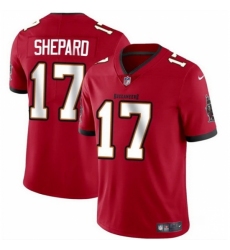 Men's Tampa Bay Buccaneers #17 Sterling Shepard Red Vapor Limited Stitched Jersey