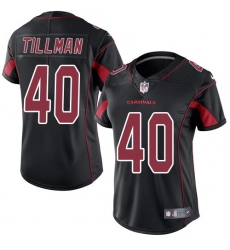 Women's Nike Arizona Cardinals #40 Pat Tillman Limited Black Rush Vapor Untouchable NFL Jersey