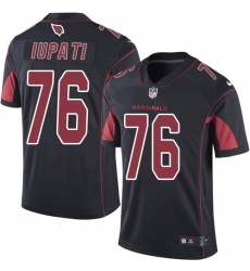 Men's Nike Arizona Cardinals #76 Mike Iupati Limited Black Rush Vapor Untouchable NFL Jersey