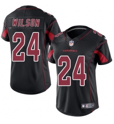 Women's Nike Arizona Cardinals #24 Adrian Wilson Limited Black Rush Vapor Untouchable NFL Jersey