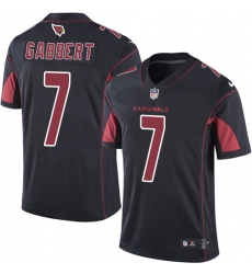 Youth Nike Arizona Cardinals #7 Blaine Gabbert Limited Black Rush Vapor Untouchable NFL Jersey