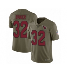Men's Arizona Cardinals #32 Budda Baker Limited Olive 2017 Salute to Service Football Jersey Men's Arizona Cardinals #32 Budda Baker Limited Olive 2017 Salute to Service Football Jersey