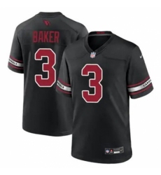 Youth Arizona Cardinals #3 Budda Baker Black 2024 F U S E Vapor Untouchable Limited Stitched