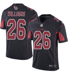 Men's Nike Arizona Cardinals #26 Brandon Williams Limited Black Rush Vapor Untouchable NFL Jersey