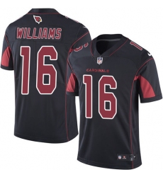 Men's Nike Arizona Cardinals #16 Chad Williams Elite Black Rush Vapor Untouchable NFL Jersey