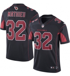 Men's Nike Arizona Cardinals #32 Tyrann Mathieu Limited Black Rush Vapor Untouchable NFL Jersey