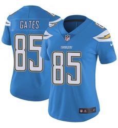 Women's Nike Los Angeles Chargers #85 Antonio Gates Electric Blue Alternate Vapor Untouchable Limited Player NFL Jersey