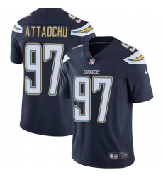 Youth Nike Los Angeles Chargers #97 Jeremiah Attaochu Elite Navy Blue Team Color NFL Jersey