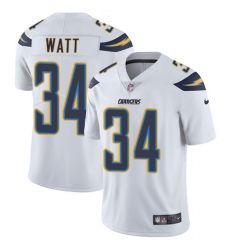 Youth Nike Los Angeles Chargers #34 Derek Watt Elite White NFL Jersey