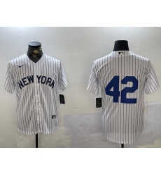 Men's New York Yankees #42 Jackie Robinson White Cool Base Stitched Jersey