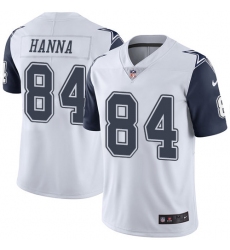 Men's Nike Dallas Cowboys #84 James Hanna Limited White Rush Vapor Untouchable NFL Jersey