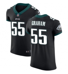 Men's Nike Philadelphia Eagles #55 Brandon Graham Black Alternate Vapor Untouchable Elite Player NFL Jersey