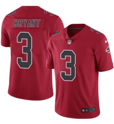 Men's Nike Atlanta Falcons #3 Matt Bryant Limited Red Rush Vapor Untouchable NFL Jersey