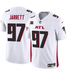 Men's Atlanta Falcons #97 Grady Jarrett White 2024 F.U.S.E With 4-Star C Vapor Untouchable Limited Stitched Football Jersey