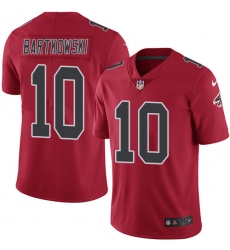 Youth Nike Atlanta Falcons #10 Steve Bartkowski Limited Red Rush Vapor Untouchable NFL Jersey