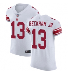 Men's Nike New York Giants #13 Odell Beckham Jr White Vapor Untouchable Elite Player NFL Jersey