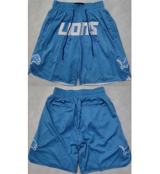 Men's Detroit Lions Blue Shorts
