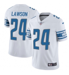 Youth Nike Detroit Lions #24 Nevin Lawson Limited White Vapor Untouchable NFL Jersey