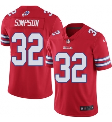 Youth Nike Buffalo Bills #32 O. J. Simpson Limited Red Rush Vapor Untouchable NFL Jersey