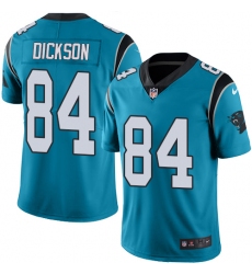 Men's Nike Carolina Panthers #84 Ed Dickson Limited Blue Rush Vapor Untouchable NFL Jersey